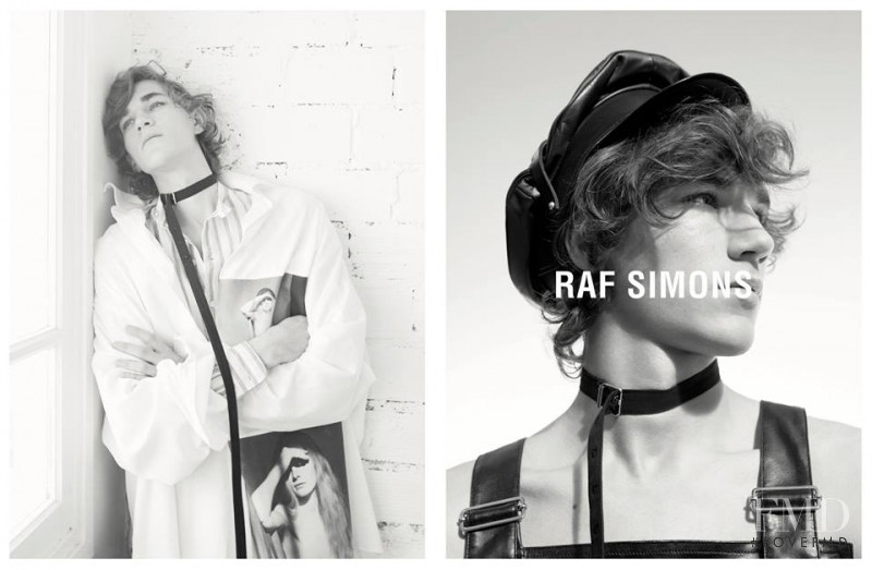 Raf Simons advertisement for Spring/Summer 2017