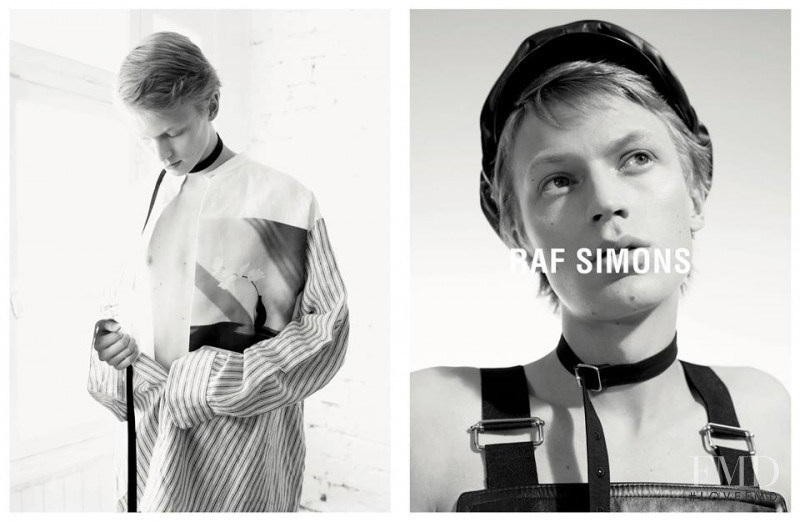 Raf Simons advertisement for Spring/Summer 2017