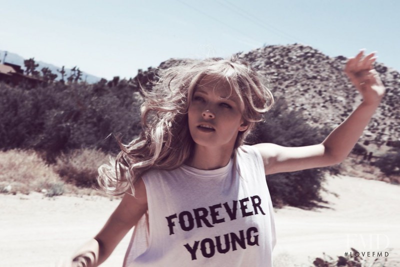 Olga Maliouk featured in  the Wildfox advertisement for Spring/Summer 2012