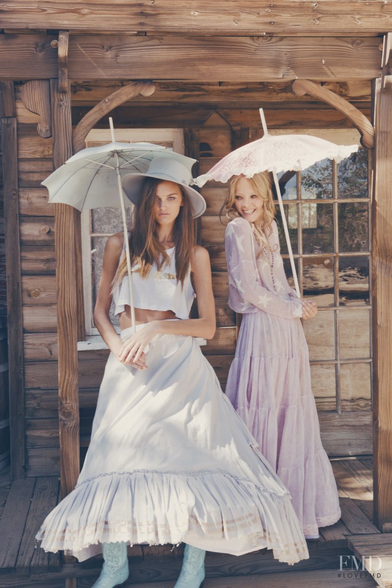 Ali Stephens featured in  the Wildfox advertisement for Spring/Summer 2012