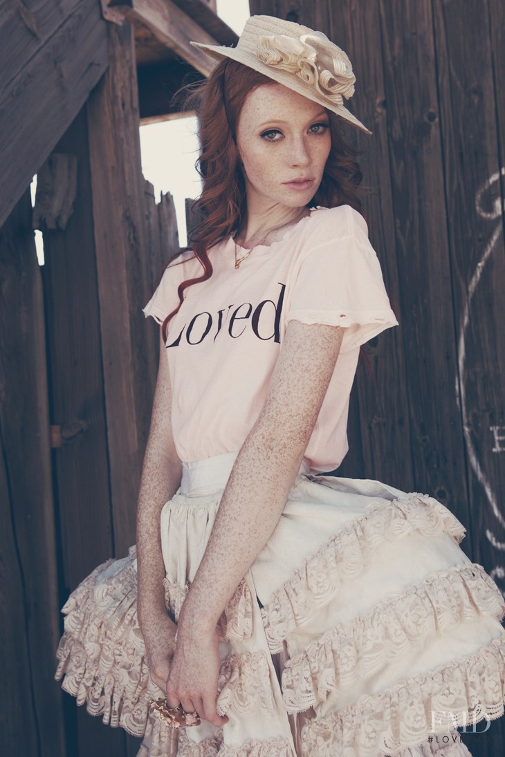 Chantal Stafford-Abbott featured in  the Wildfox advertisement for Spring/Summer 2012