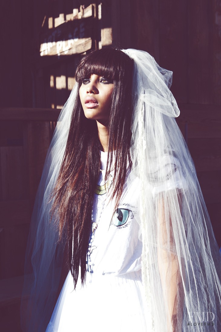 Chrishell Stubbs featured in  the Wildfox advertisement for Spring/Summer 2012