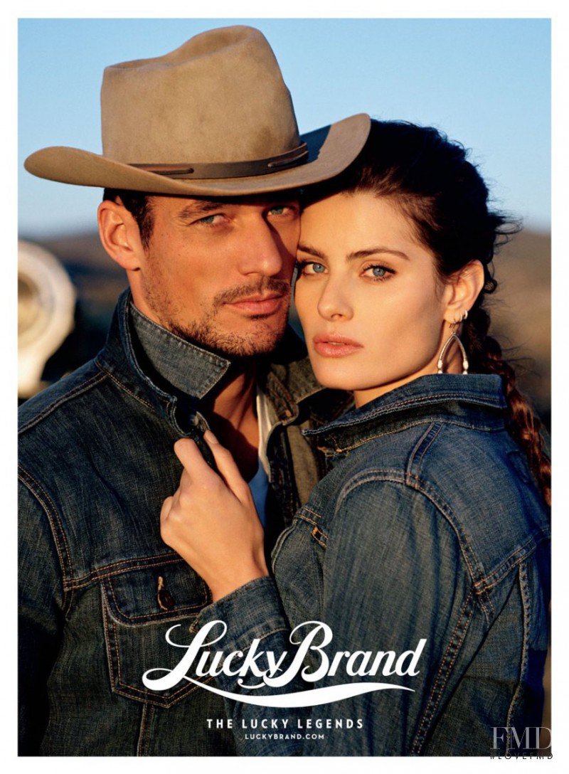 Isabeli Fontana featured in  the Lucky Brand advertisement for Spring/Summer 2013