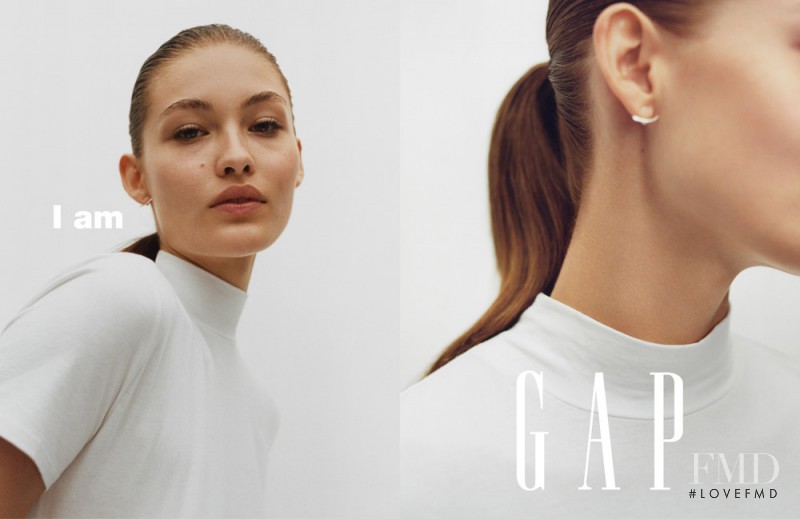 Grace Elizabeth featured in  the Gap advertisement for Spring/Summer 2017