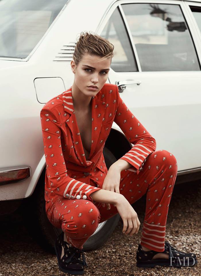 Luna Bijl featured in  the Emporio Armani advertisement for Spring/Summer 2017