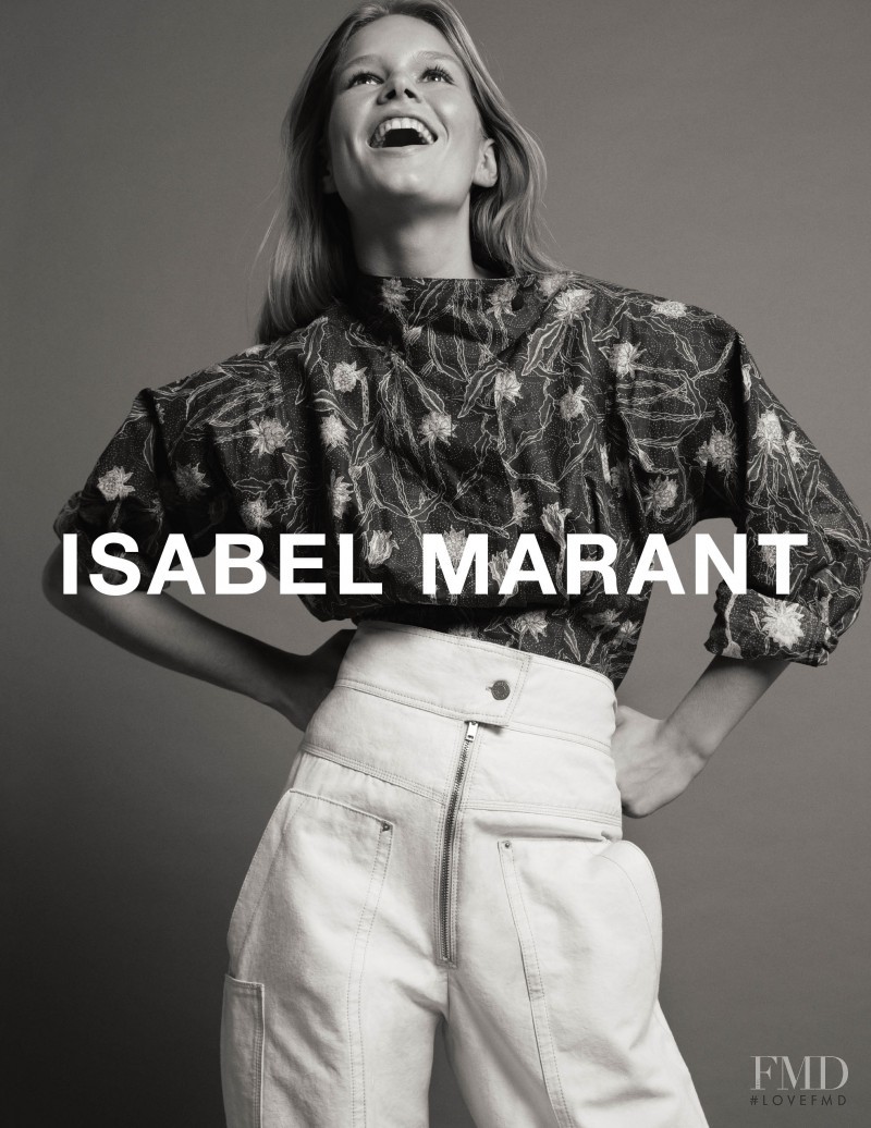 Anna Ewers featured in  the Isabel Marant advertisement for Spring/Summer 2017