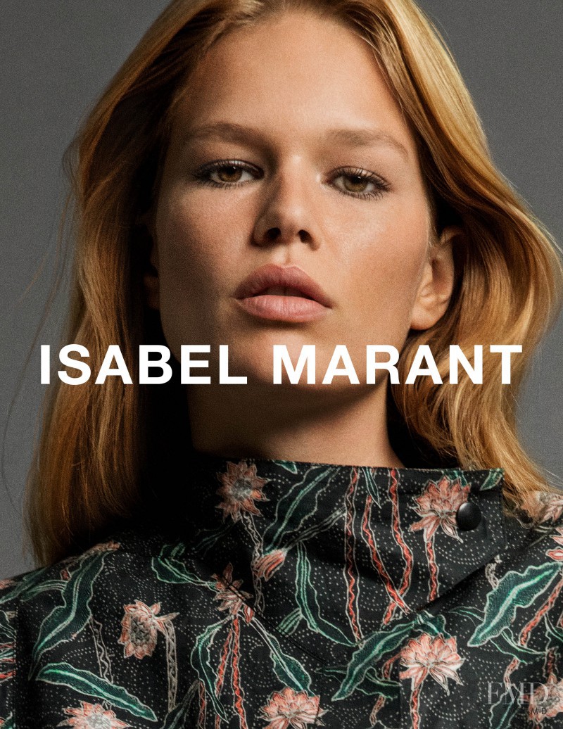 Anna Ewers featured in  the Isabel Marant advertisement for Spring/Summer 2017