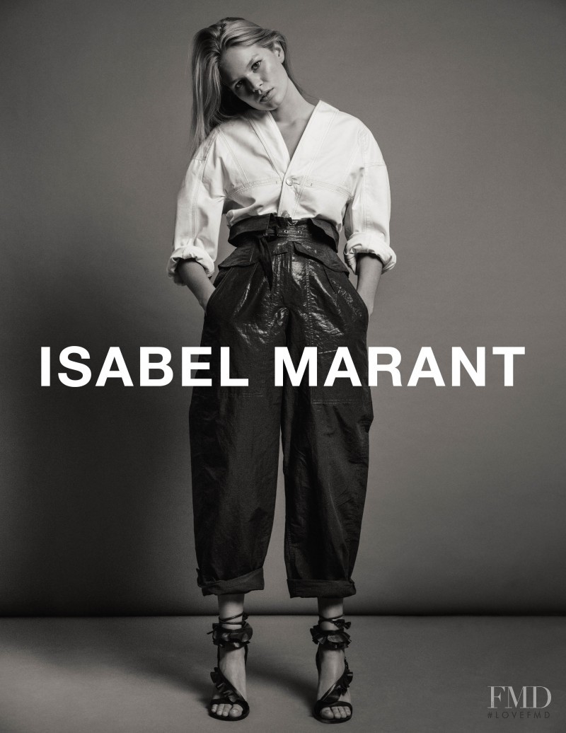 Anna Ewers featured in  the Isabel Marant advertisement for Spring/Summer 2017