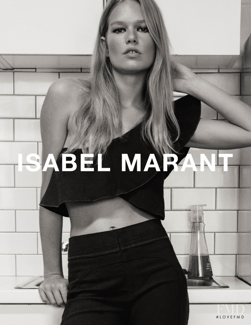 Anna Ewers featured in  the Isabel Marant advertisement for Spring/Summer 2017