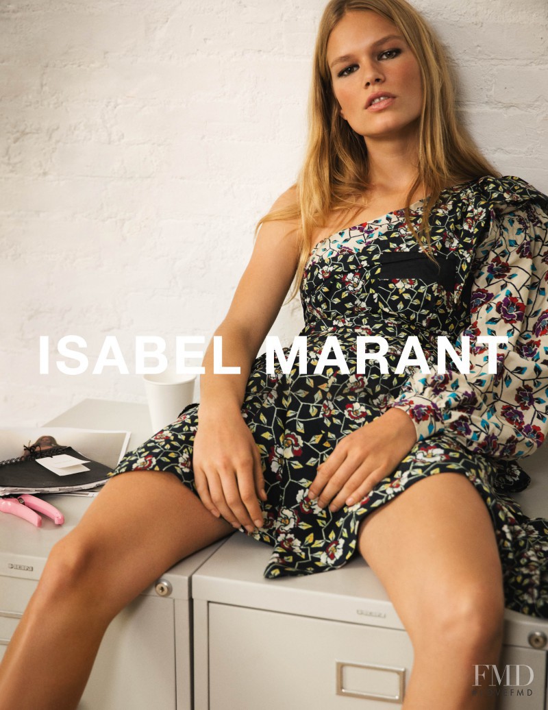 Anna Ewers featured in  the Isabel Marant advertisement for Spring/Summer 2017