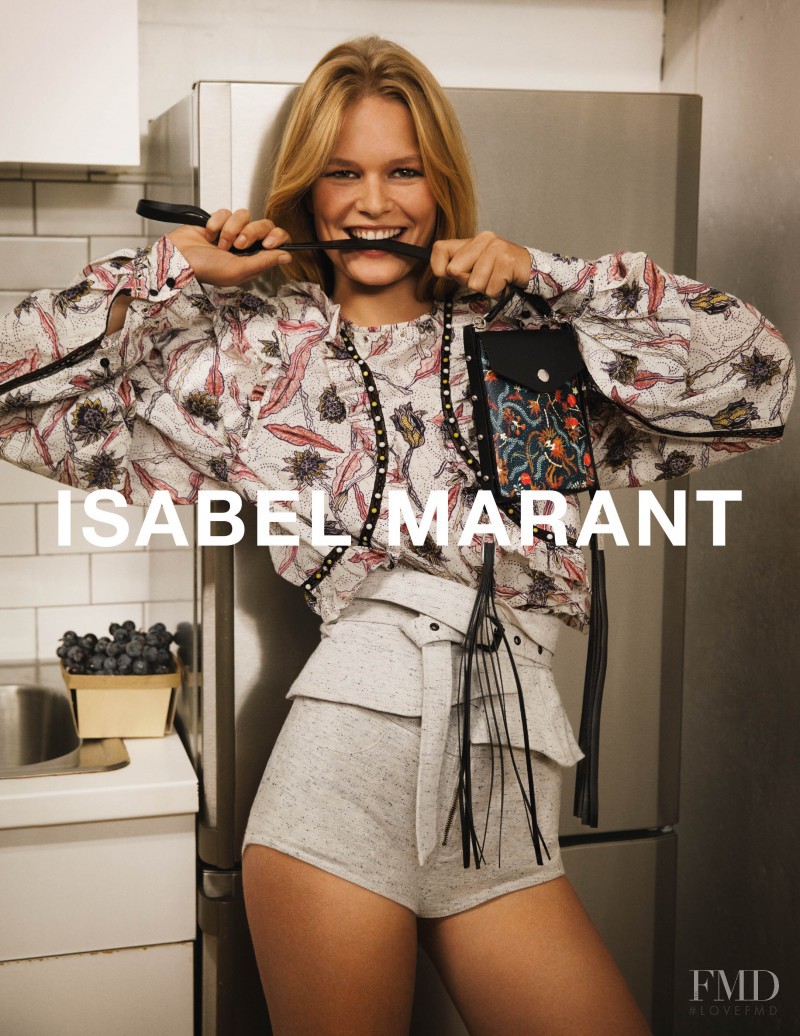 Anna Ewers featured in  the Isabel Marant advertisement for Spring/Summer 2017