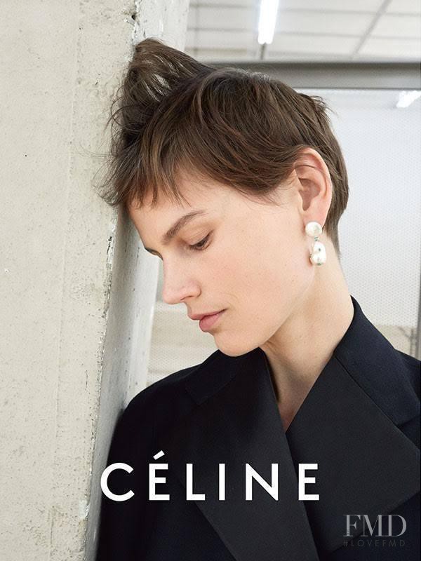 Saskia de Brauw featured in  the Celine advertisement for Spring/Summer 2017