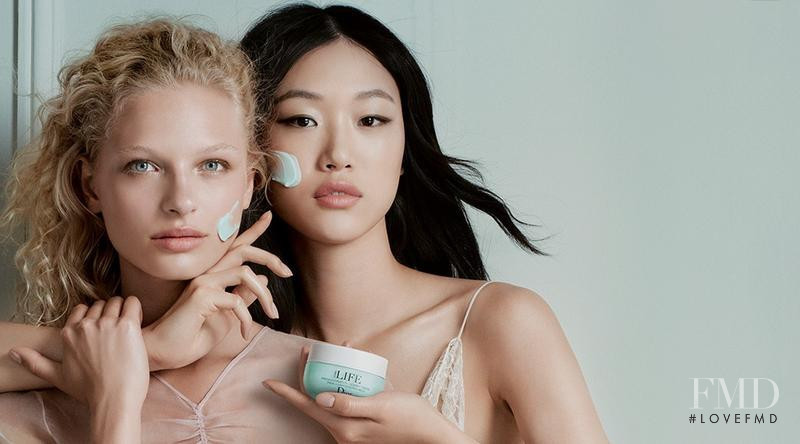 Frederikke Sofie Falbe-Hansen featured in  the Dior Beauty Hydra Life  advertisement for Spring/Summer 2017