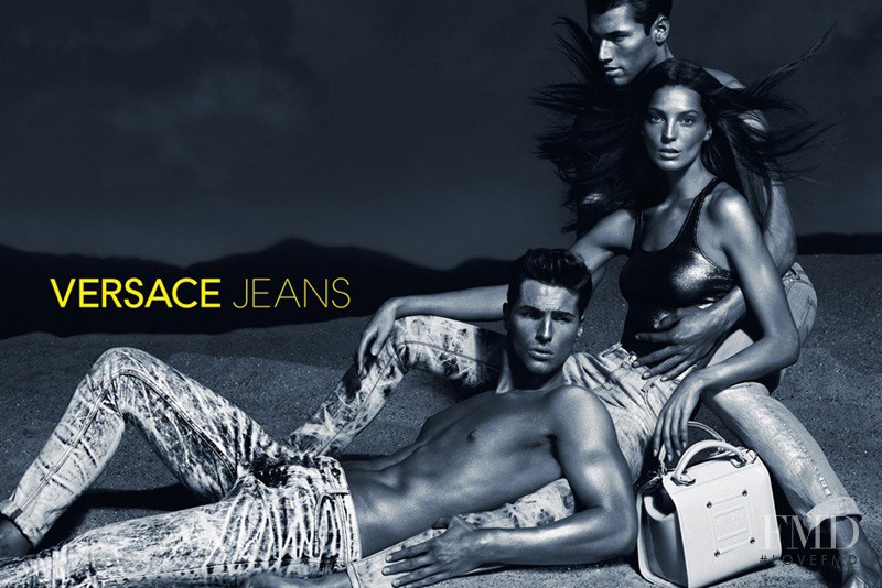 Daria Werbowy featured in  the Versace Jeans Couture advertisement for Spring/Summer 2013