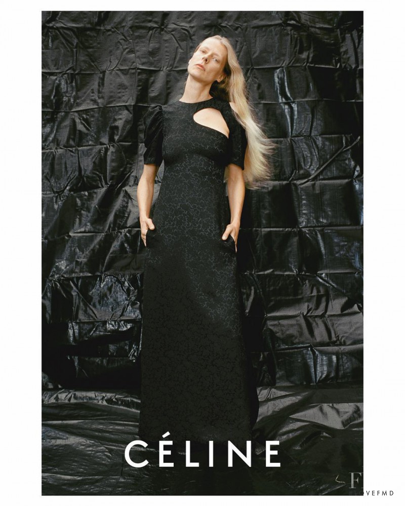 Laura Morgan featured in  the Celine advertisement for Resort 2017