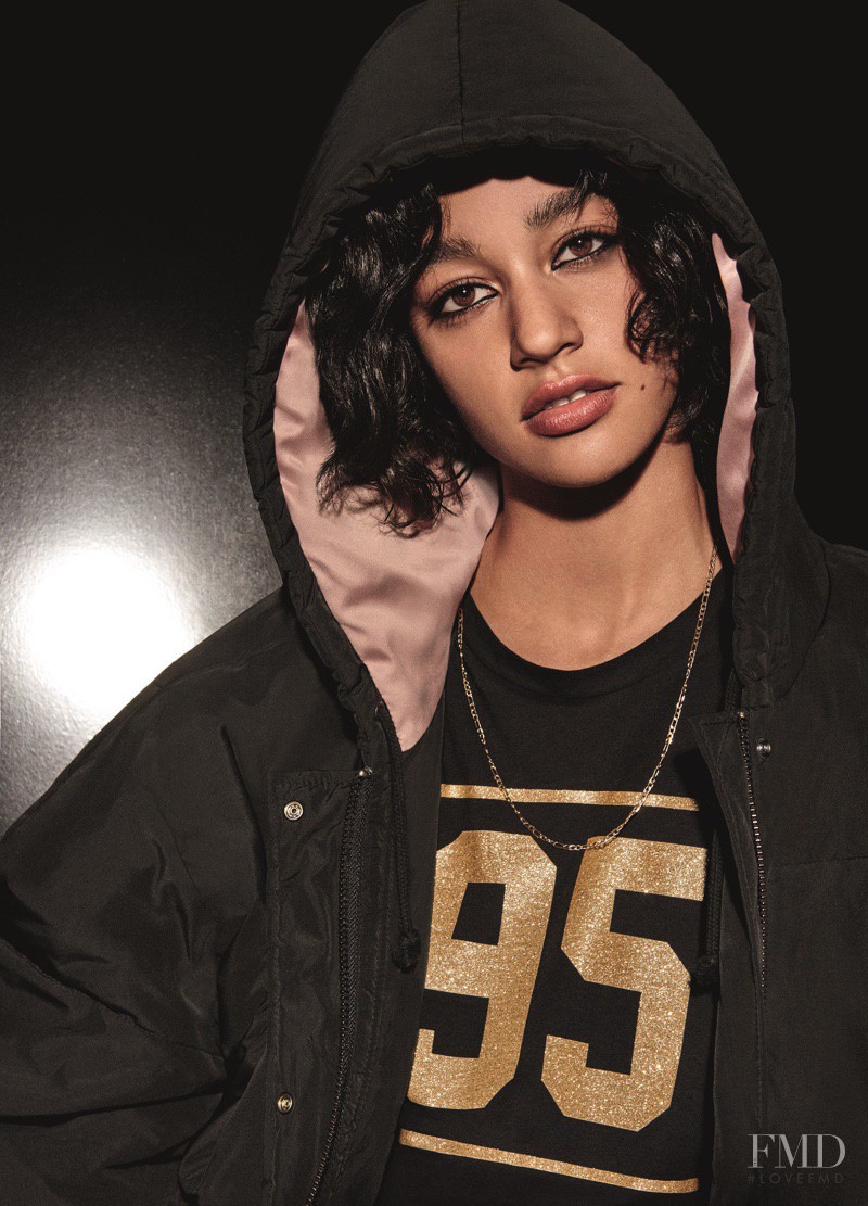 Damaris Goddrie featured in  the Topshop advertisement for Holiday 2016