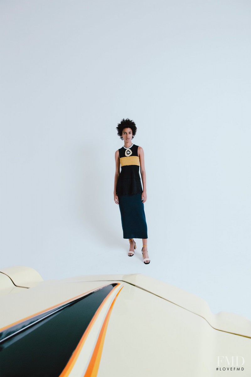 Amelia Rami featured in  the EDUN lookbook for Spring/Summer 2017