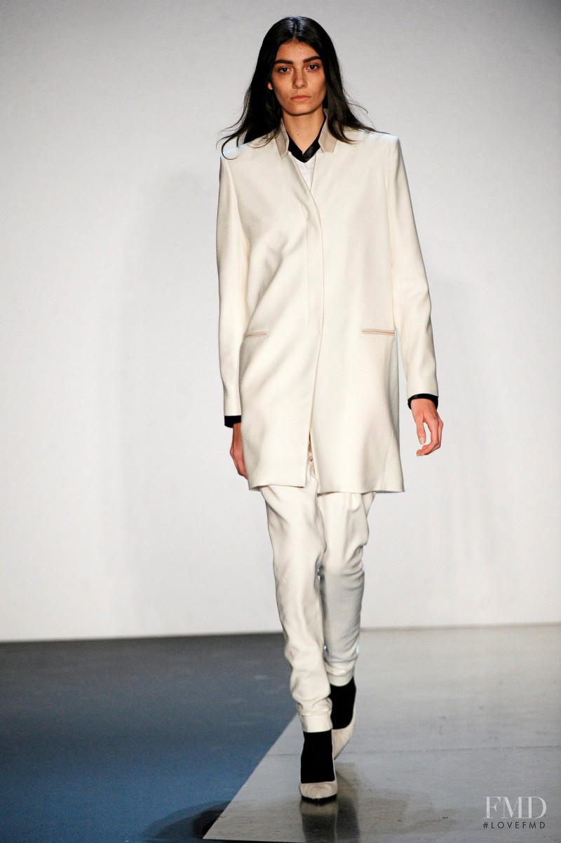 Muriel Beal featured in  the Helmut Lang fashion show for Autumn/Winter 2013