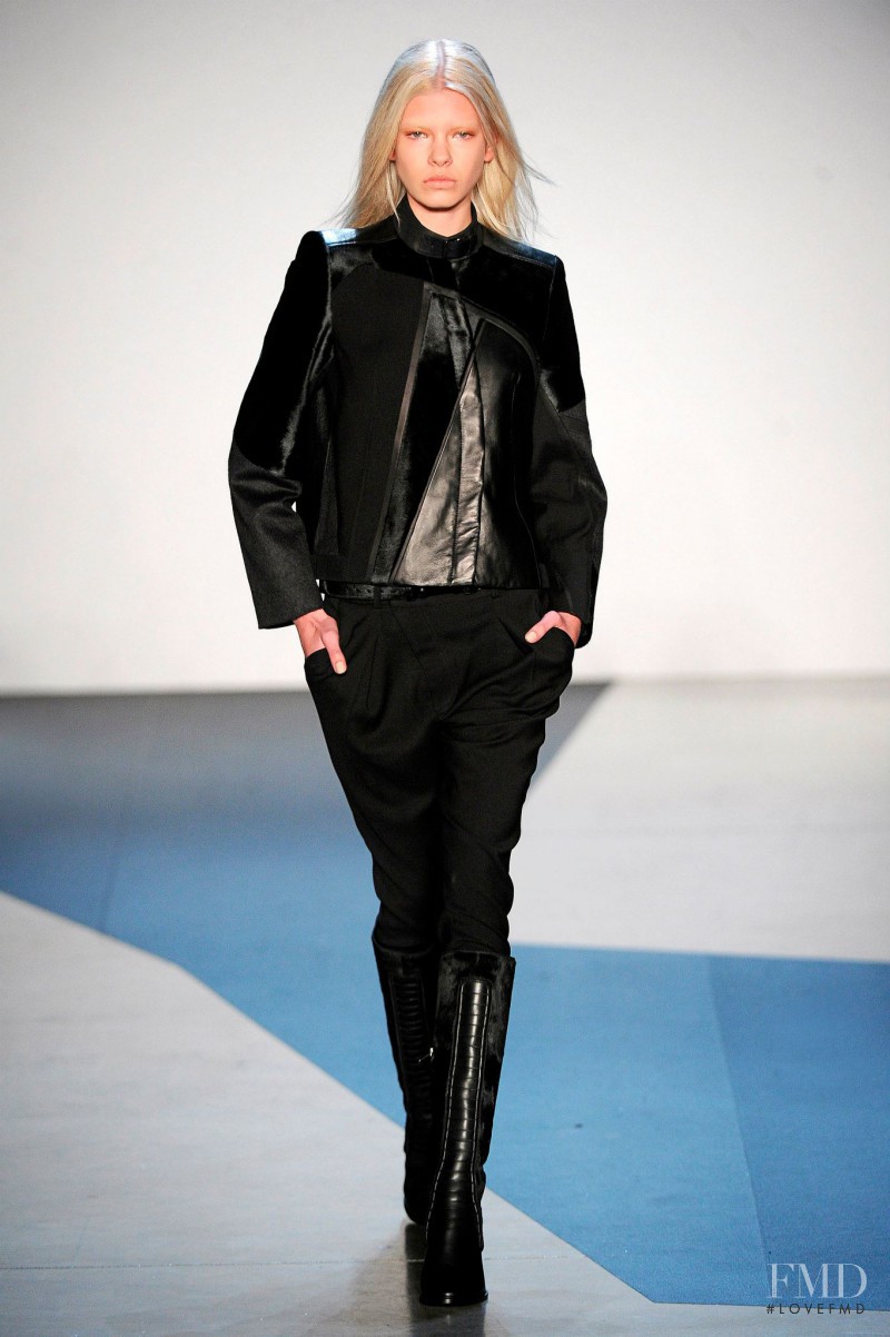 Valerija Sestic featured in  the Helmut Lang fashion show for Autumn/Winter 2013