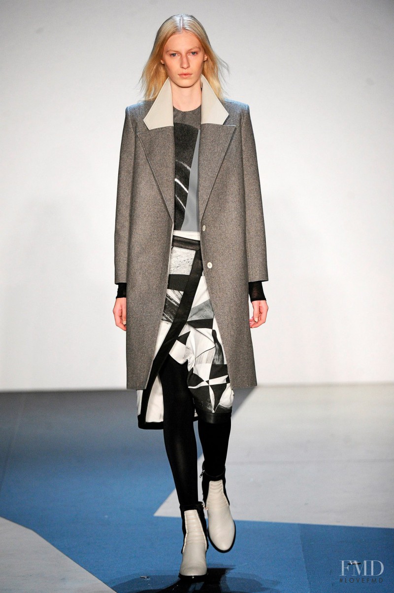 Julia Nobis featured in  the Helmut Lang fashion show for Autumn/Winter 2013