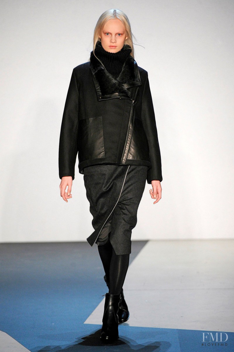 Steffi Soede featured in  the Helmut Lang fashion show for Autumn/Winter 2013