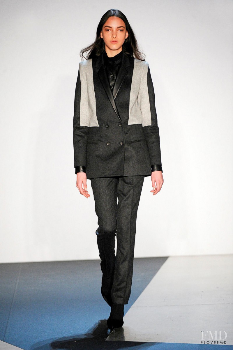 Clarice Vitkauskas featured in  the Helmut Lang fashion show for Autumn/Winter 2013