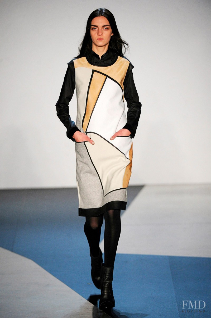 Magda Laguinge featured in  the Helmut Lang fashion show for Autumn/Winter 2013