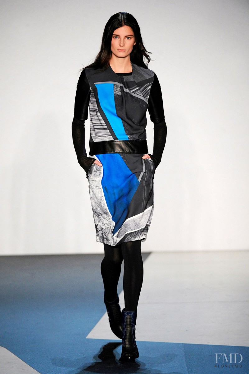 Ava Smith featured in  the Helmut Lang fashion show for Autumn/Winter 2013