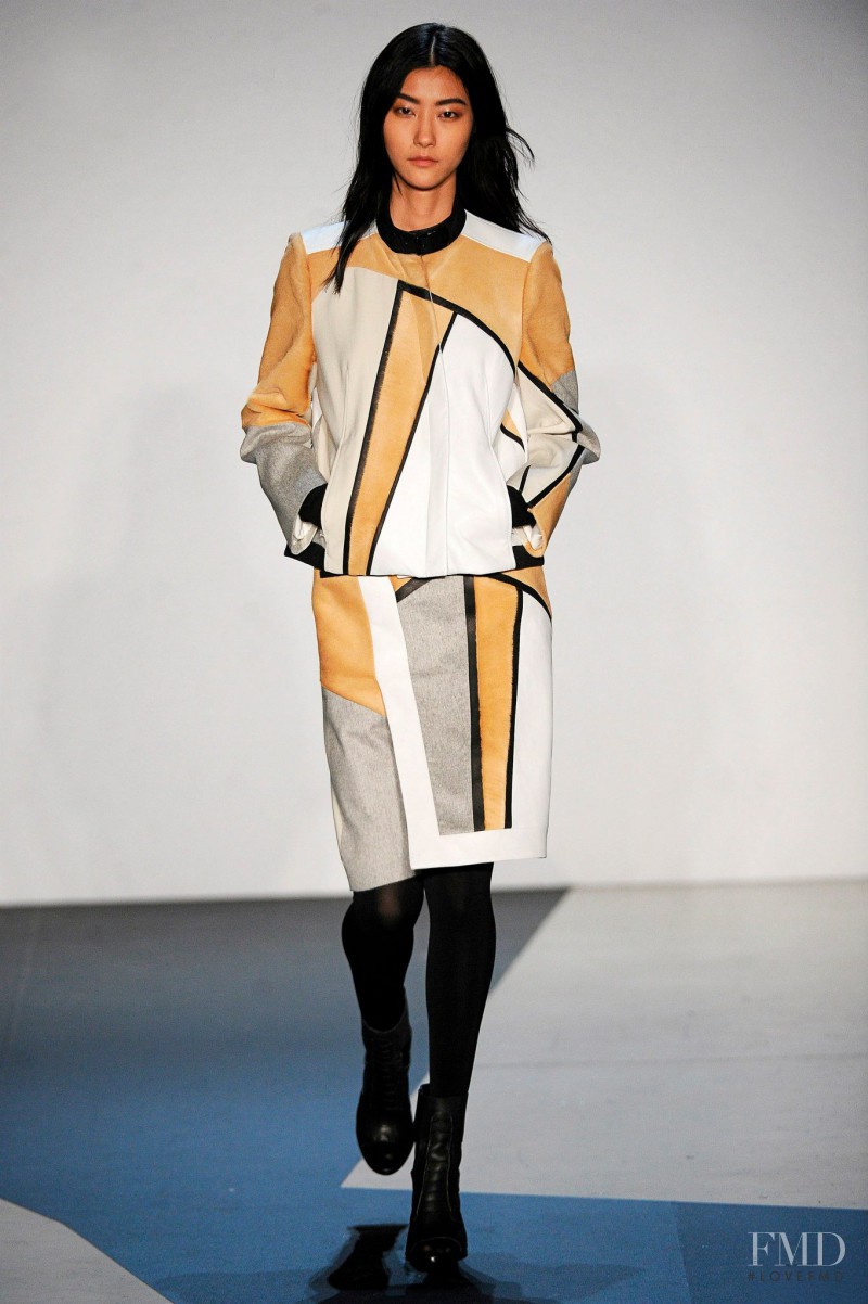 Ji Hye Park featured in  the Helmut Lang fashion show for Autumn/Winter 2013