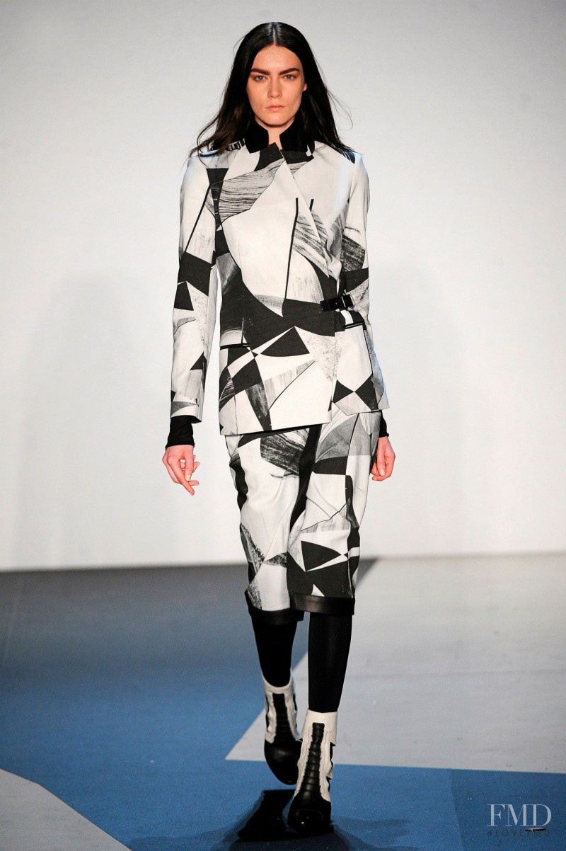 Patrycja Gardygajlo featured in  the Helmut Lang fashion show for Autumn/Winter 2013