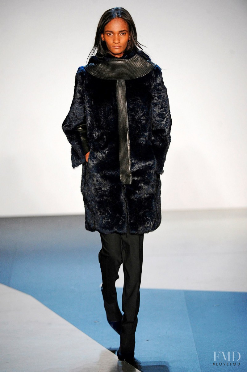 Rose Cordero featured in  the Helmut Lang fashion show for Autumn/Winter 2013