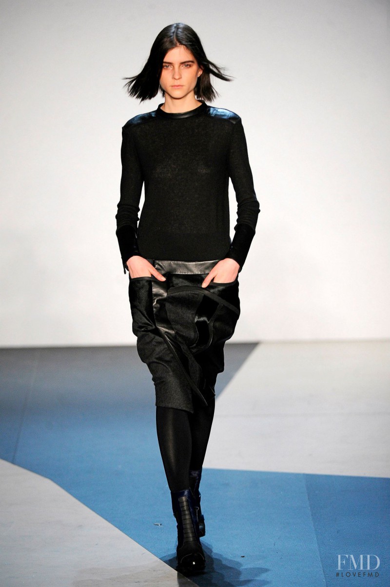 Kel Markey featured in  the Helmut Lang fashion show for Autumn/Winter 2013