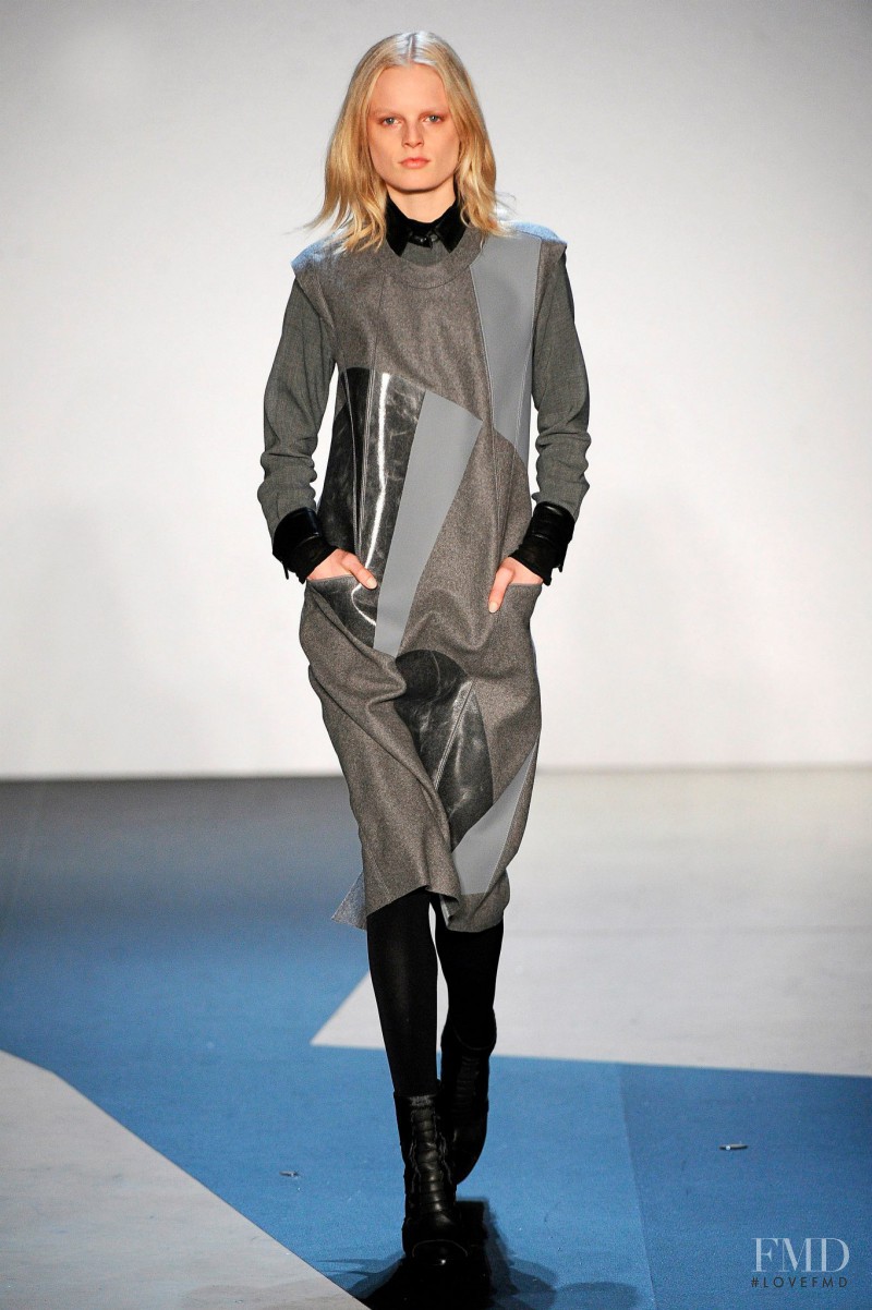 Hanne Gaby Odiele featured in  the Helmut Lang fashion show for Autumn/Winter 2013