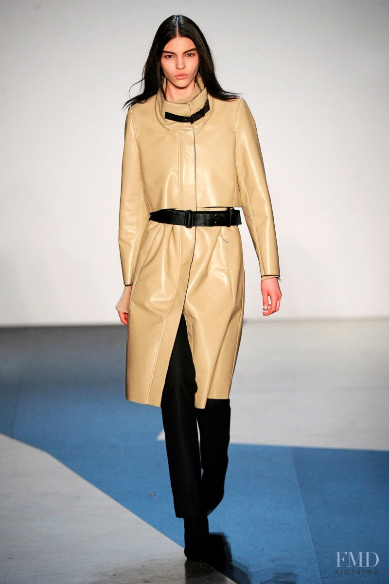 Kate Bogucharskaia featured in  the Helmut Lang fashion show for Autumn/Winter 2013