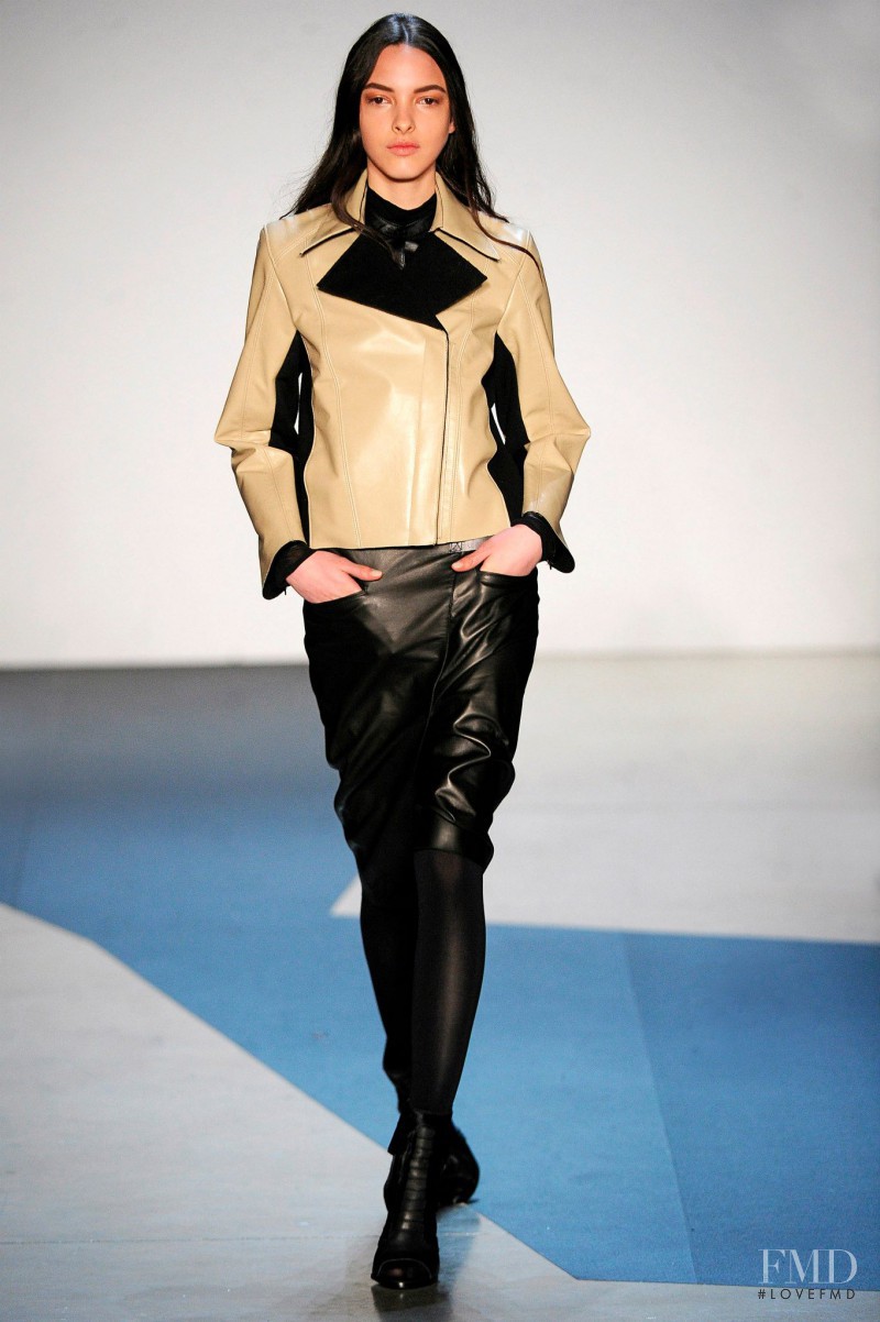 Clarice Vitkauskas featured in  the Helmut Lang fashion show for Autumn/Winter 2013