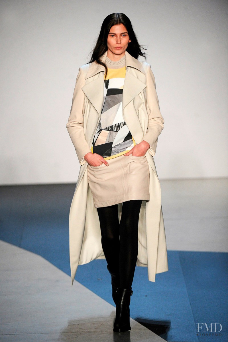 Monika Sawicka featured in  the Helmut Lang fashion show for Autumn/Winter 2013
