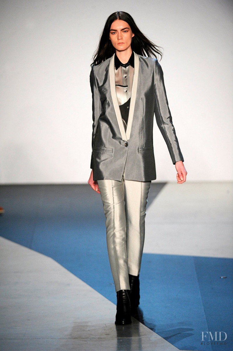 Patrycja Gardygajlo featured in  the Helmut Lang fashion show for Autumn/Winter 2013