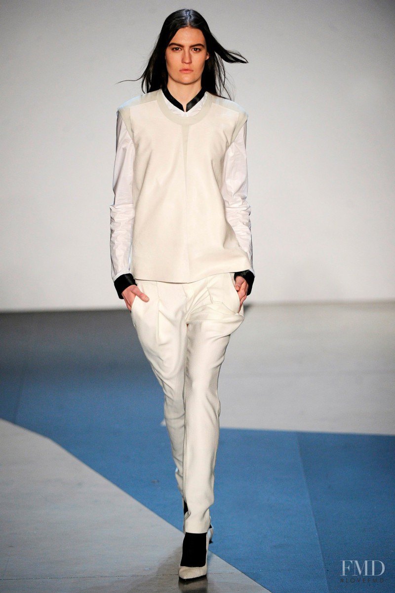 Maria Bradley featured in  the Helmut Lang fashion show for Autumn/Winter 2013