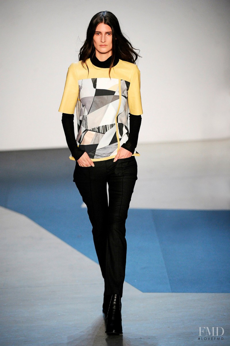 Marie Piovesan featured in  the Helmut Lang fashion show for Autumn/Winter 2013