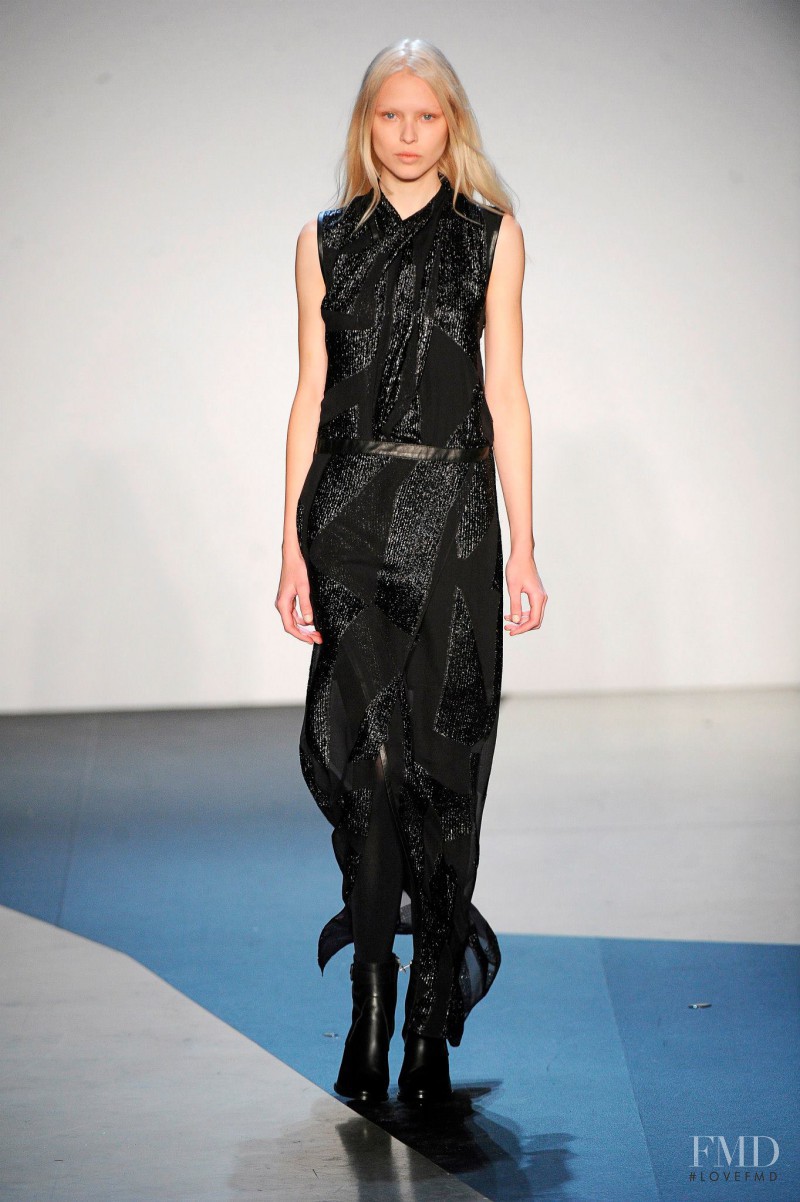 Natasha Remarchuk featured in  the Helmut Lang fashion show for Autumn/Winter 2013