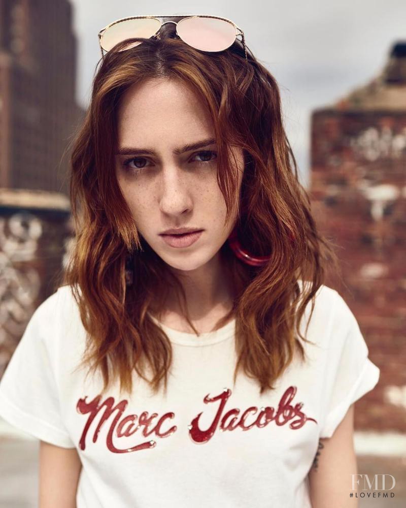 Teddy Quinlivan featured in  the Marc Jacobs lookbook for Pre-Fall 2017