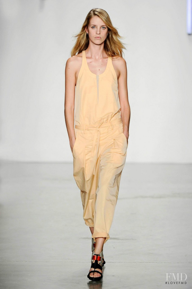 Julia Frauche featured in  the Helmut Lang fashion show for Spring/Summer 2013