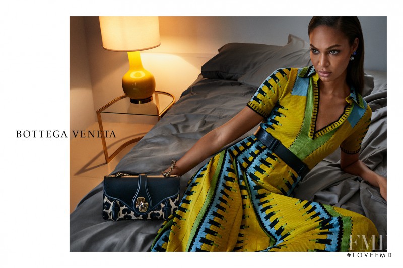 Joan Smalls featured in  the Bottega Veneta advertisement for Spring/Summer 2017