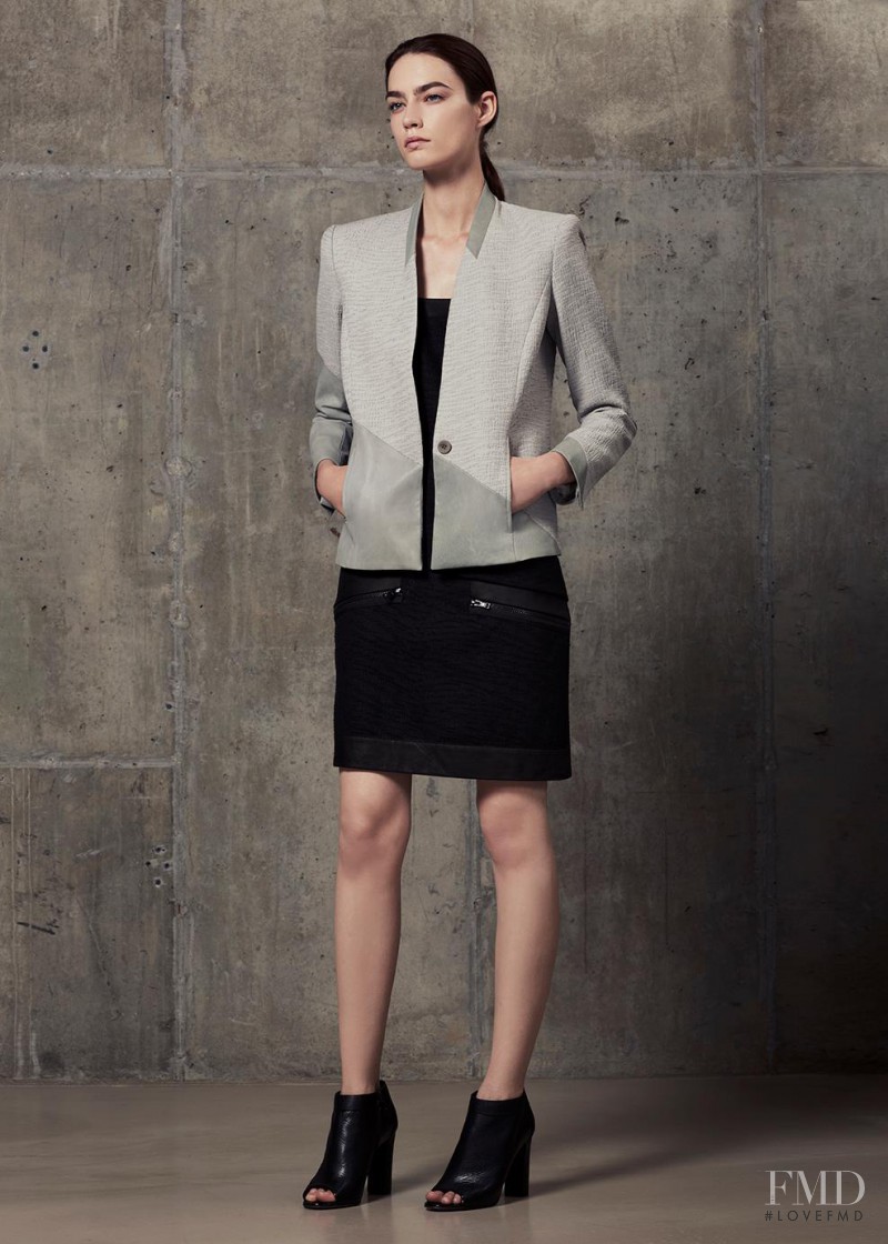 Patrycja Gardygajlo featured in  the Helmut Lang fashion show for Resort 2013