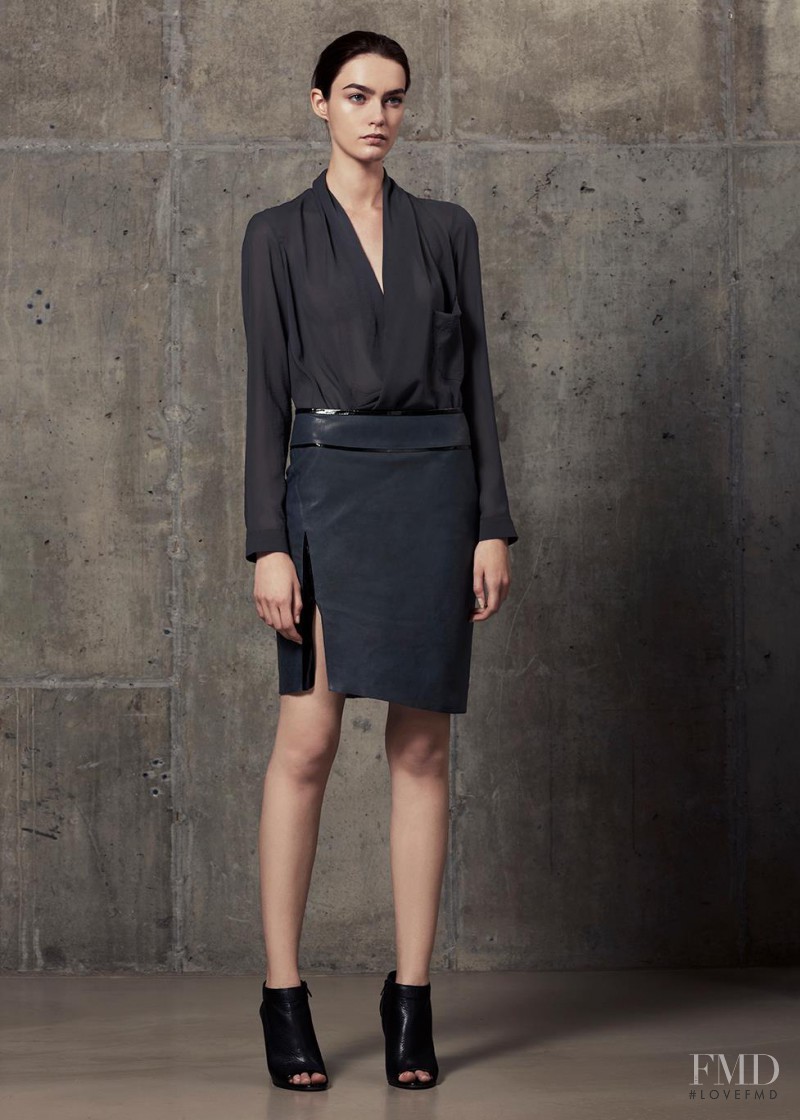 Patrycja Gardygajlo featured in  the Helmut Lang fashion show for Resort 2013