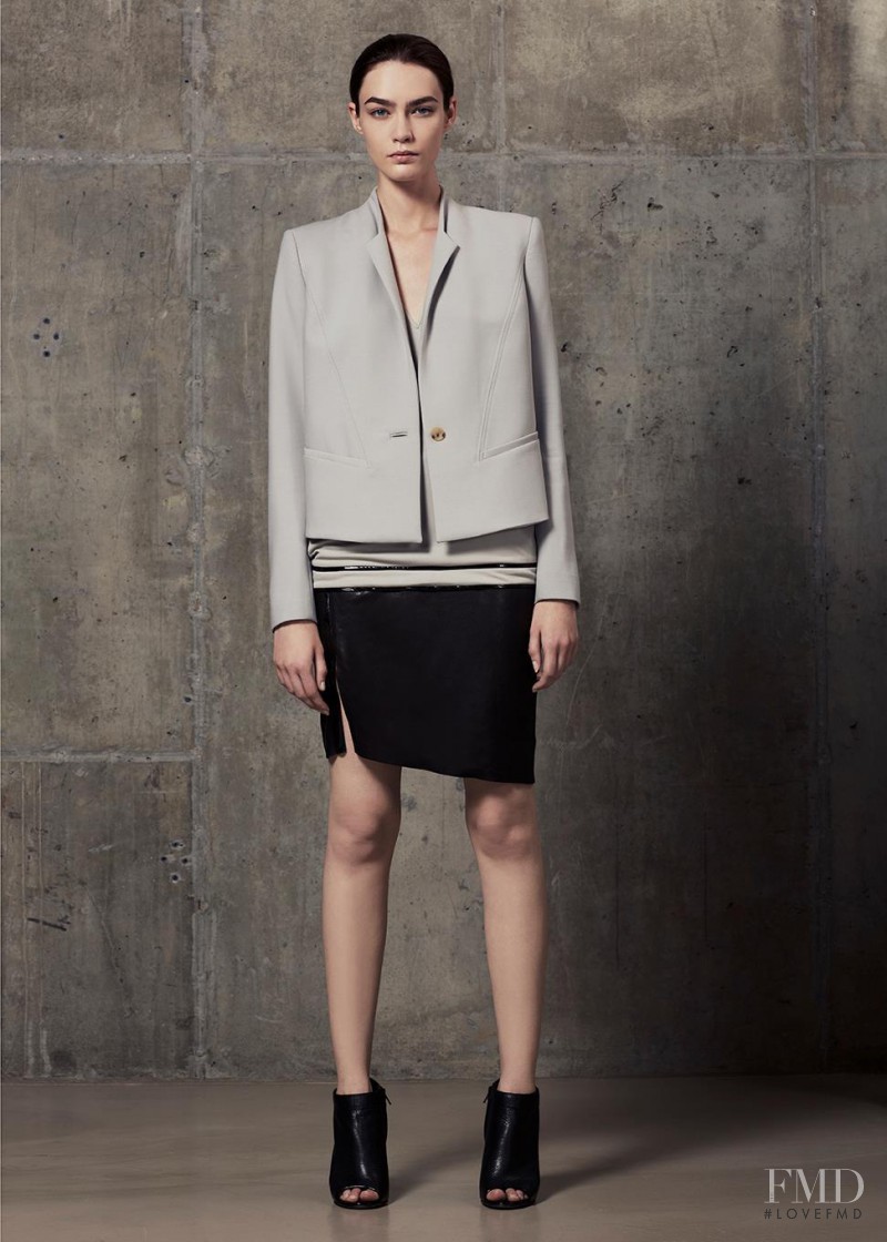 Patrycja Gardygajlo featured in  the Helmut Lang fashion show for Resort 2013