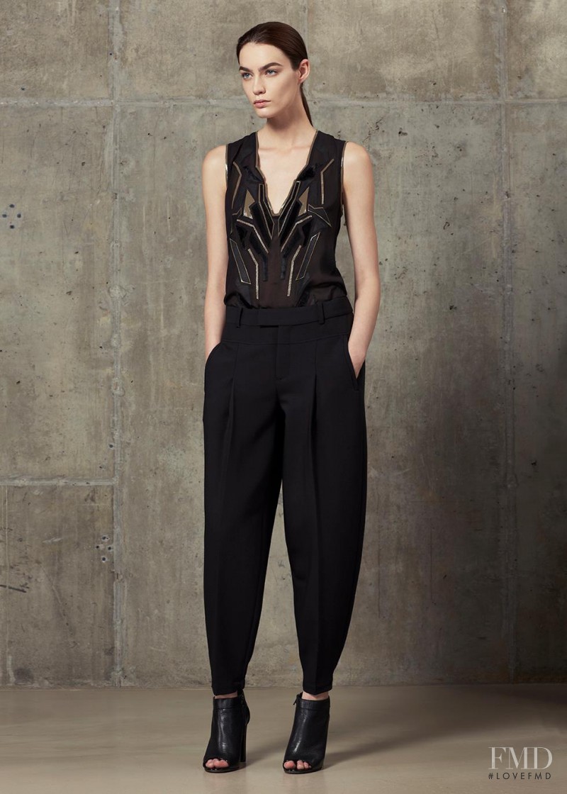 Patrycja Gardygajlo featured in  the Helmut Lang fashion show for Resort 2013