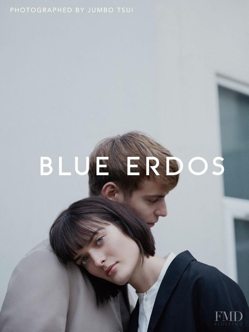 Ben Allen featured in  the Blue Erdos advertisement for Spring/Summer 2017