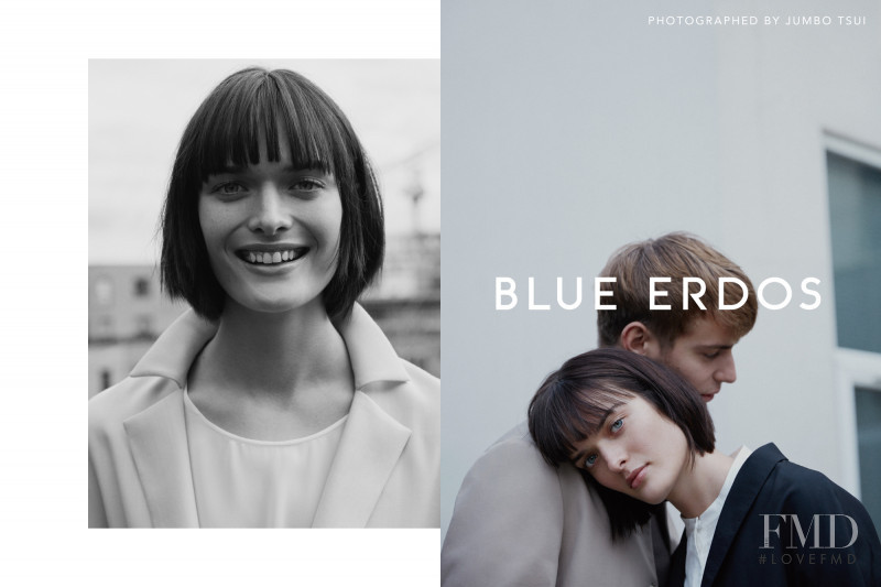 Ben Allen featured in  the Blue Erdos advertisement for Spring/Summer 2017