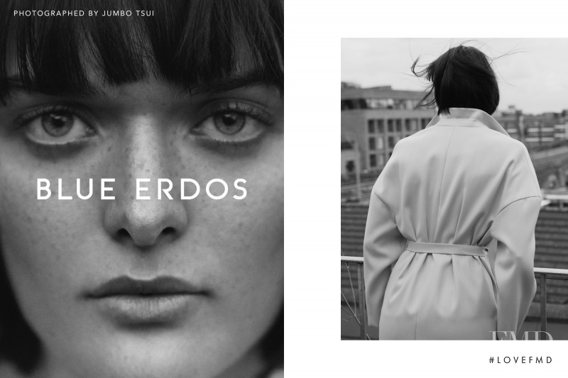 Ben Allen featured in  the Blue Erdos advertisement for Spring/Summer 2017